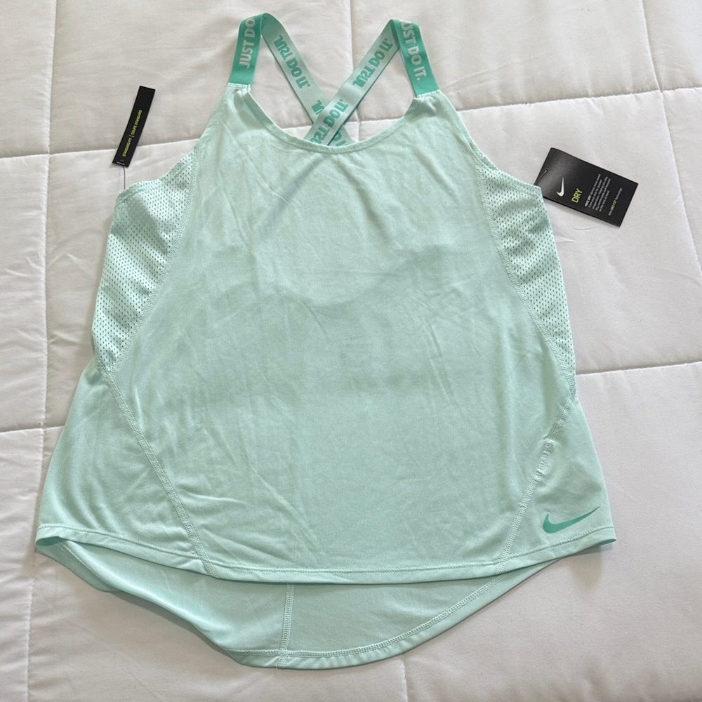 Nike Light Green Athletic Tank